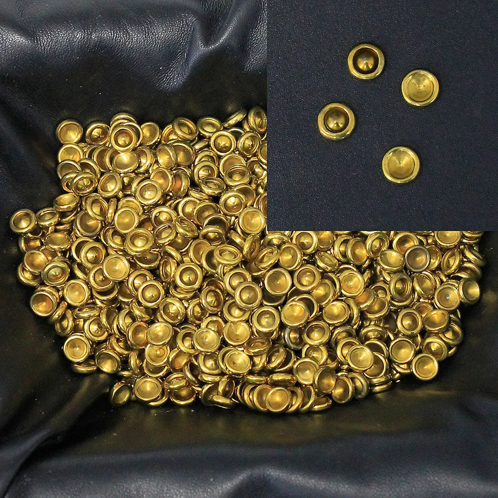 1000 pcs Solid Brass Decorative Rivet Caps #Z5355BRG