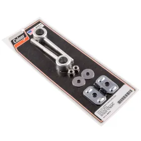 #2407-8 Chain Adjuster Swingarm End Cover Kit 1985-1996 Harley-Davidson FLT - Chrome Plated