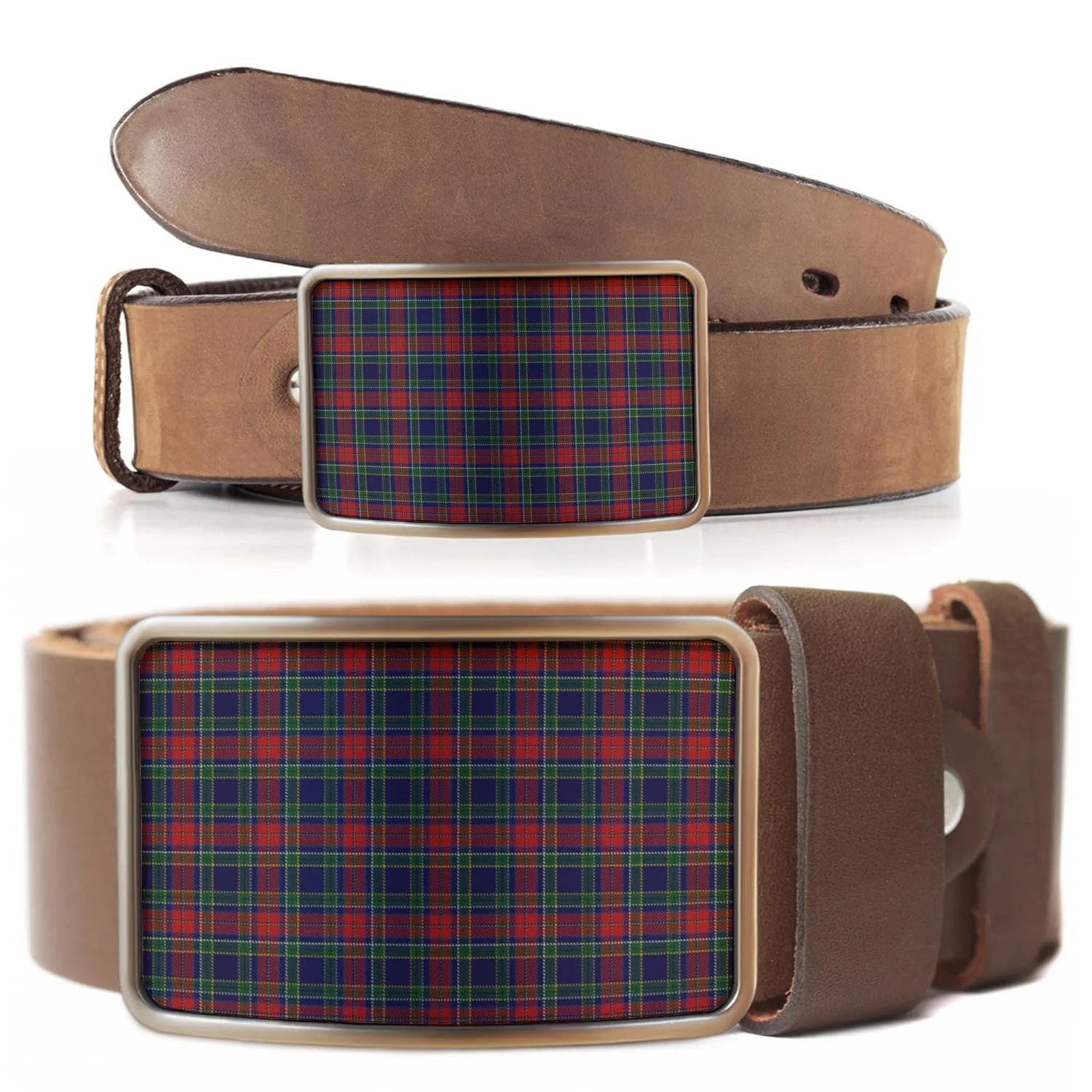 Allison Red Tartan Belt Buckles