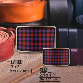 Broun Modern Tartan Belt Buckles