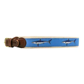 Buddy Belt - Mako Sharks on Light Blue