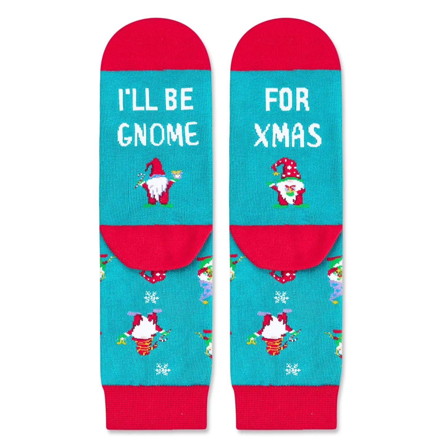 Christmas Gifts Stocking Socks for 7-9 Years Boys Girls - Secret Santa Socks Gnome Christmas Socks for Kids