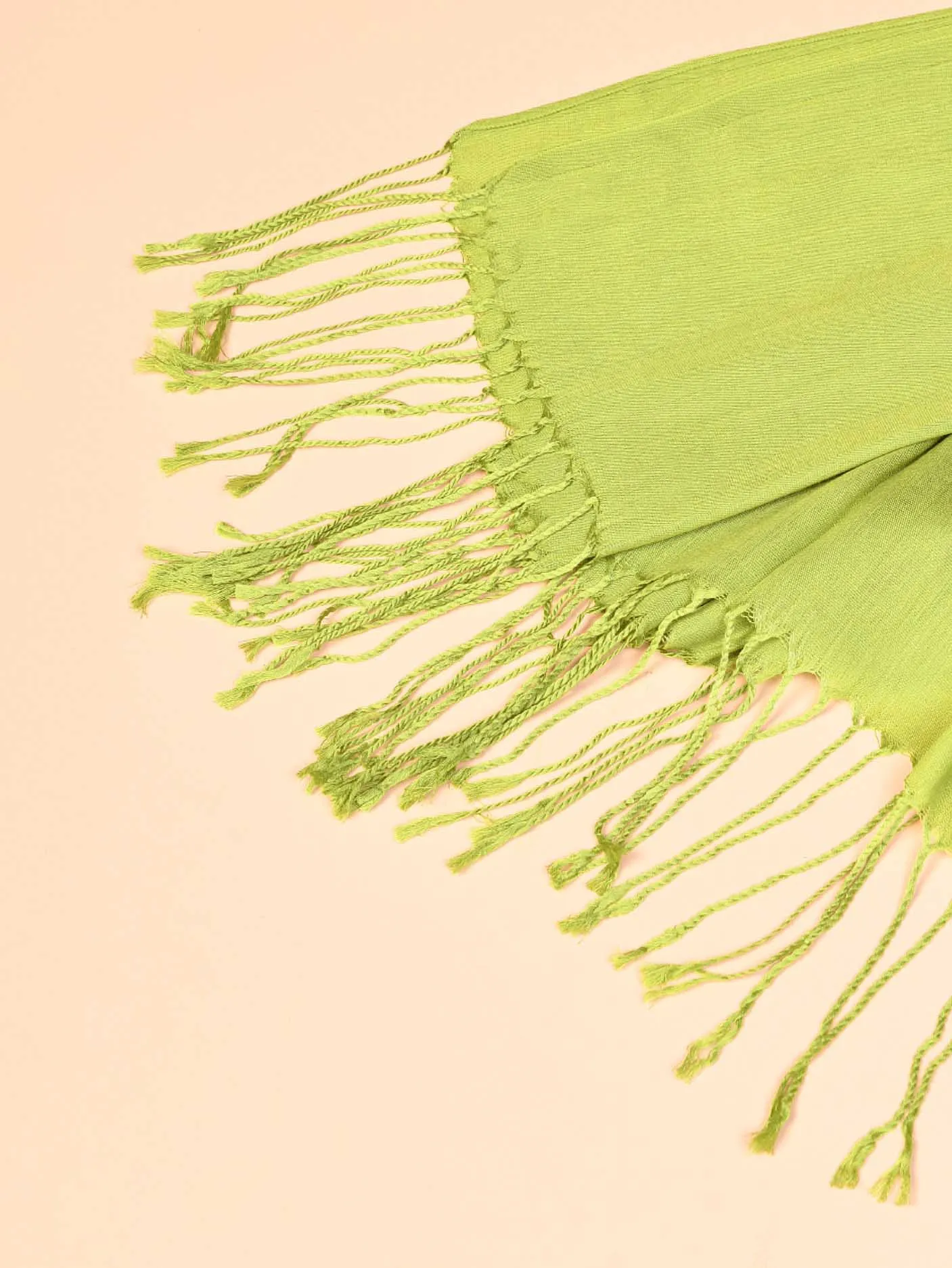 Classic Viscose Scarf - Apple Green