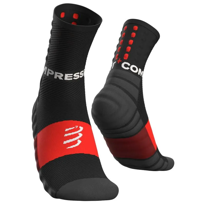 COMPRESSPORT SHOCK ABSORB SOCKS-BLACK (XU00006B-990)