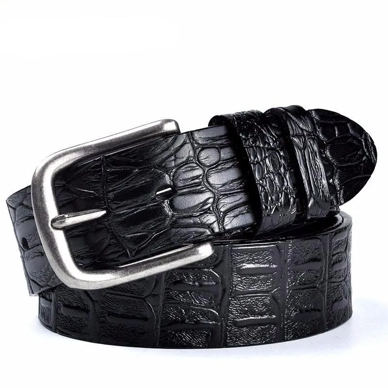 CrocLuxe Exotic Leather Belt