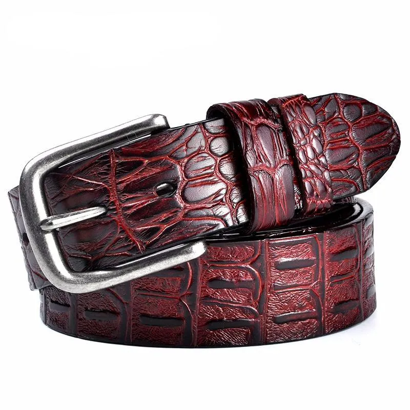 CrocLuxe Exotic Leather Belt