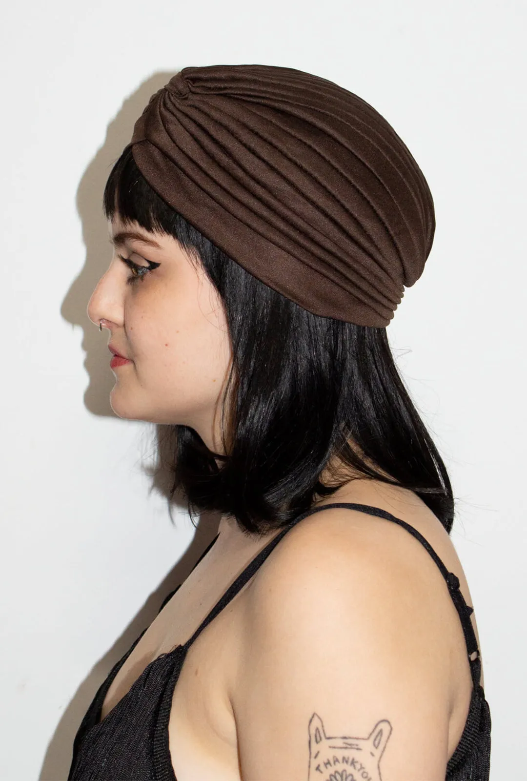 Dark Brown Turban