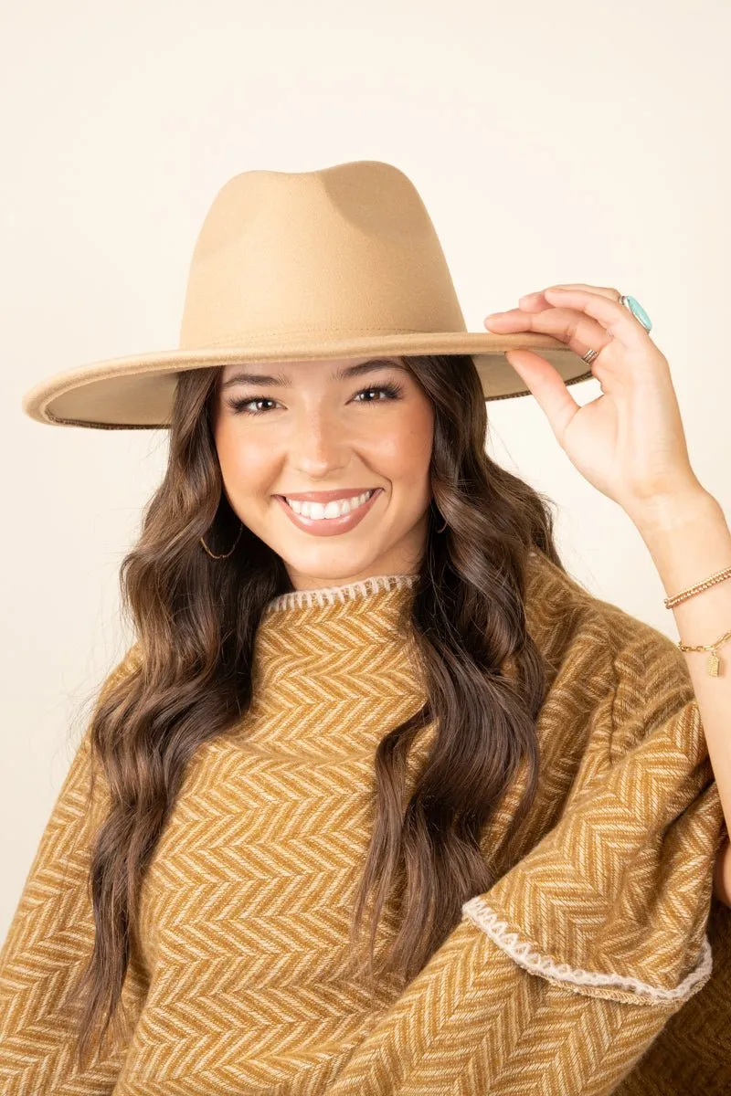 Desperado Felt Hat, Taupe