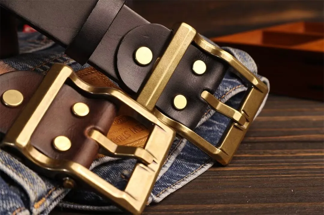 Distinguished Gentleman's Cowskin Belt