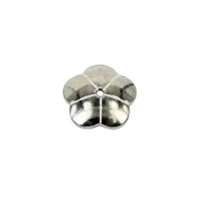 Flower Bead Cap in Sterling Silver 11.4x1.1mm