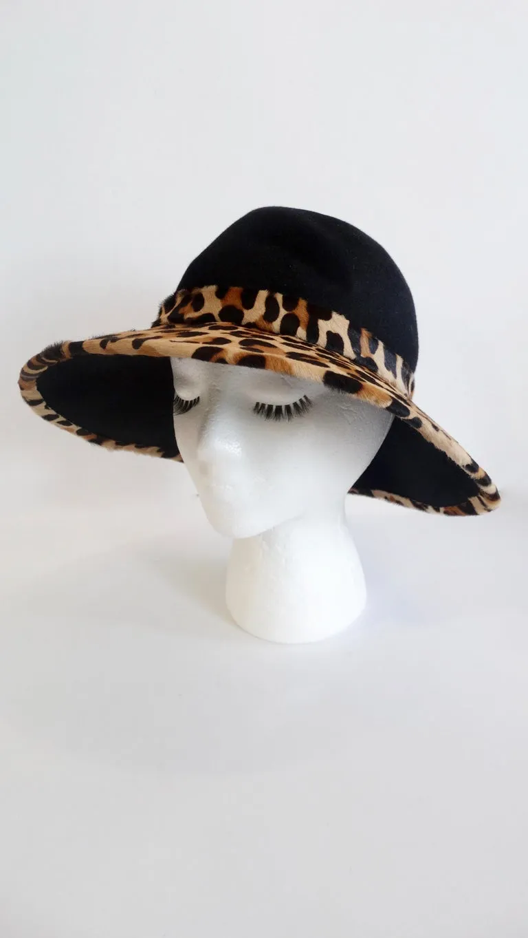 Frank Oliver Leopard Print Hat