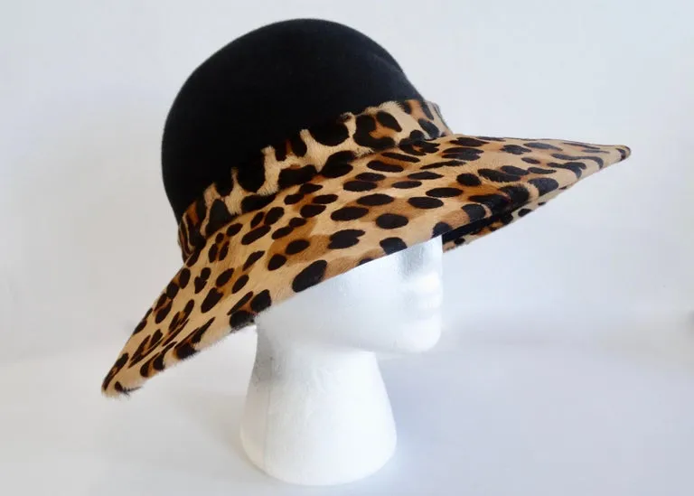 Frank Oliver Leopard Print Hat