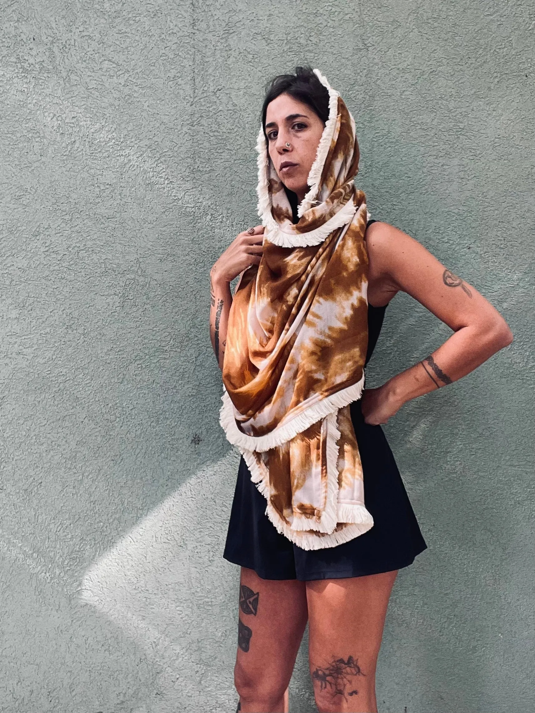 Freedom Scarf -Ochre