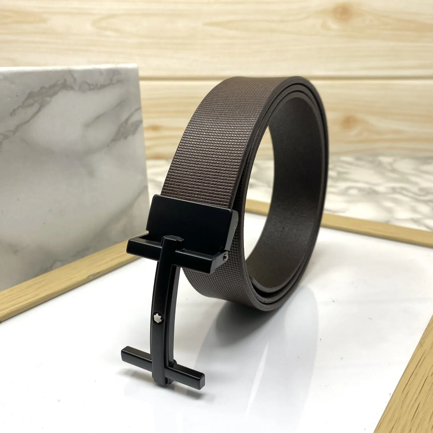 H-Point Premium Quality Leather Strap Belt-JonasParamount