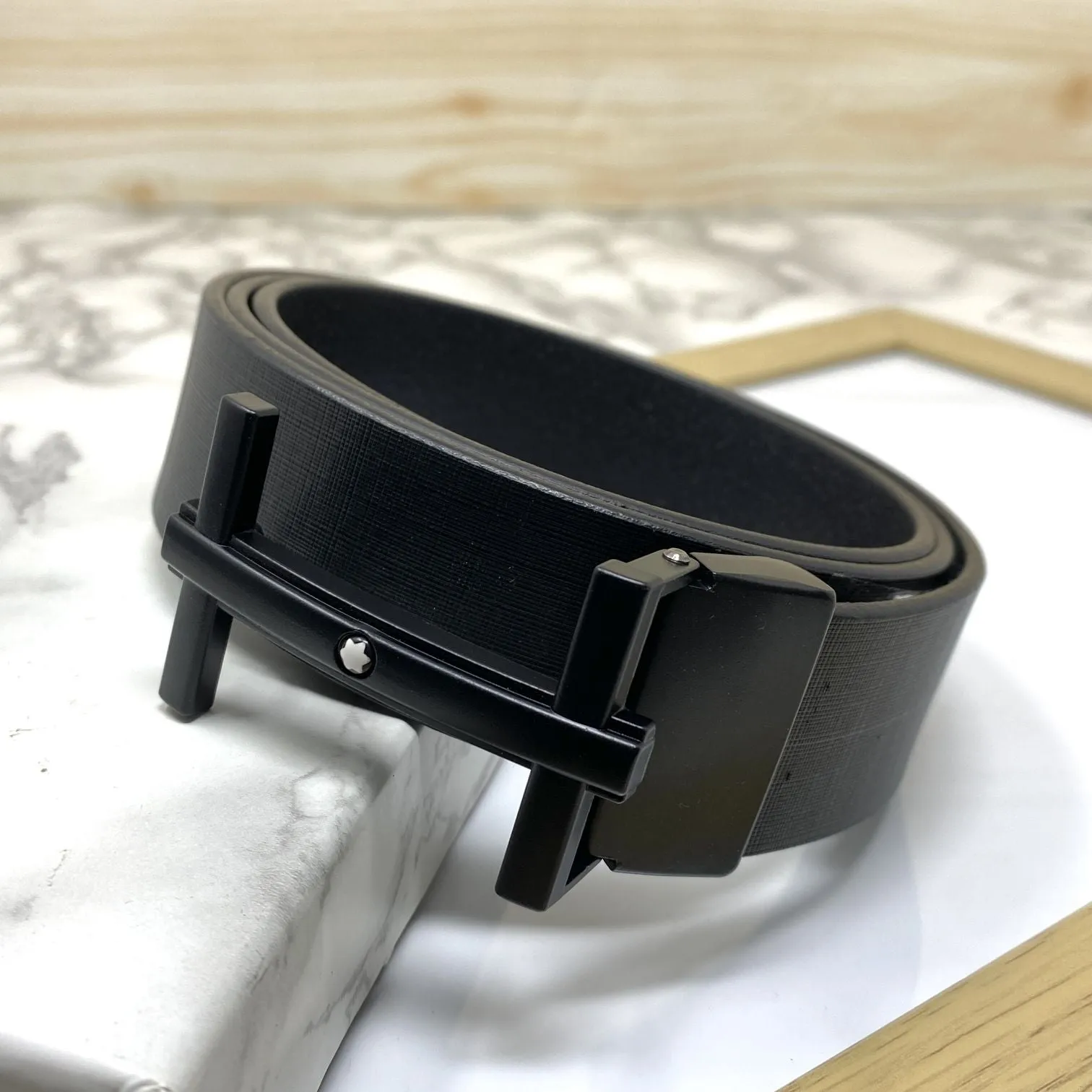 H-Point Premium Quality Leather Strap Belt-JonasParamount