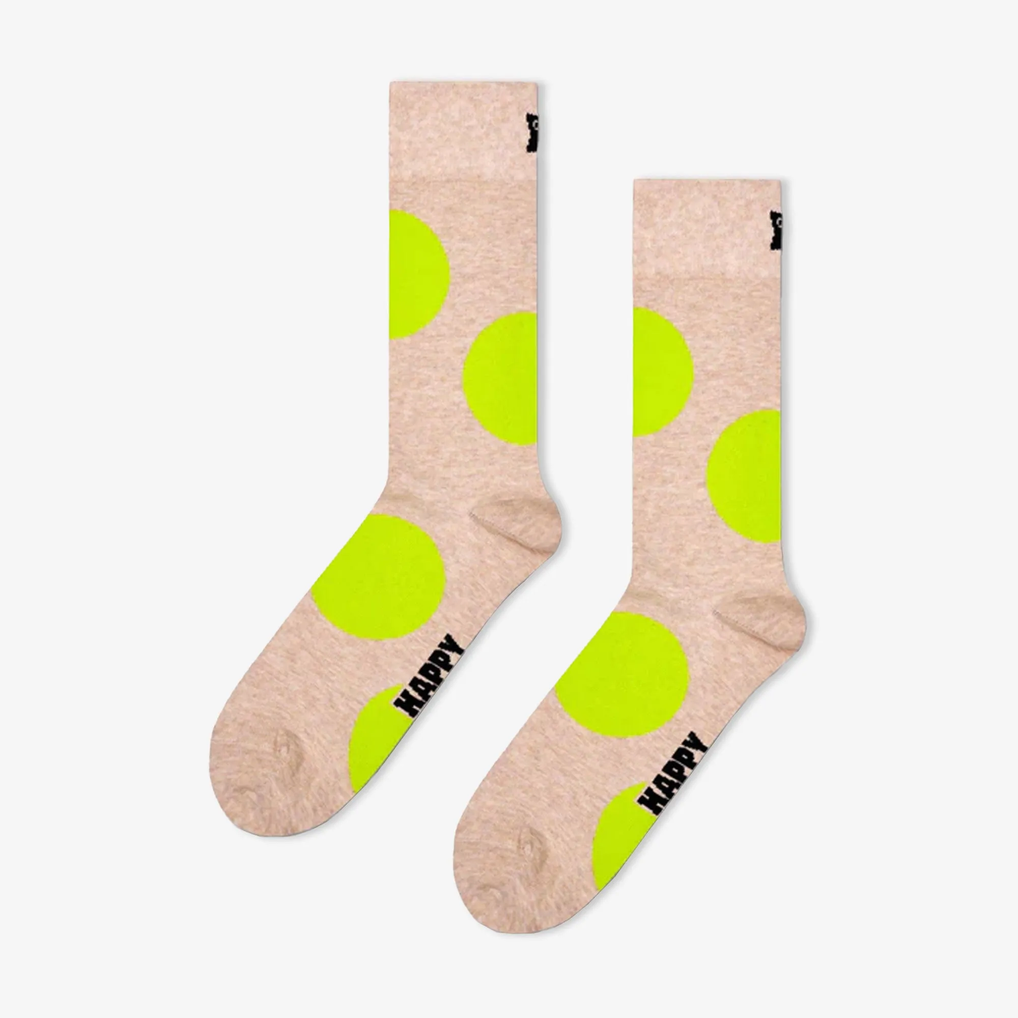 Happy Socks | JUMBO DOT SOCK  { BEIGE