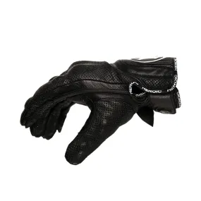 HEROIC ST-R Pro FTR Covered Knuckle Shorty Gloves - Black