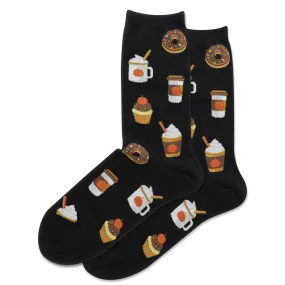 HOTSOX Women's Pumpkin Spice Crew Socks