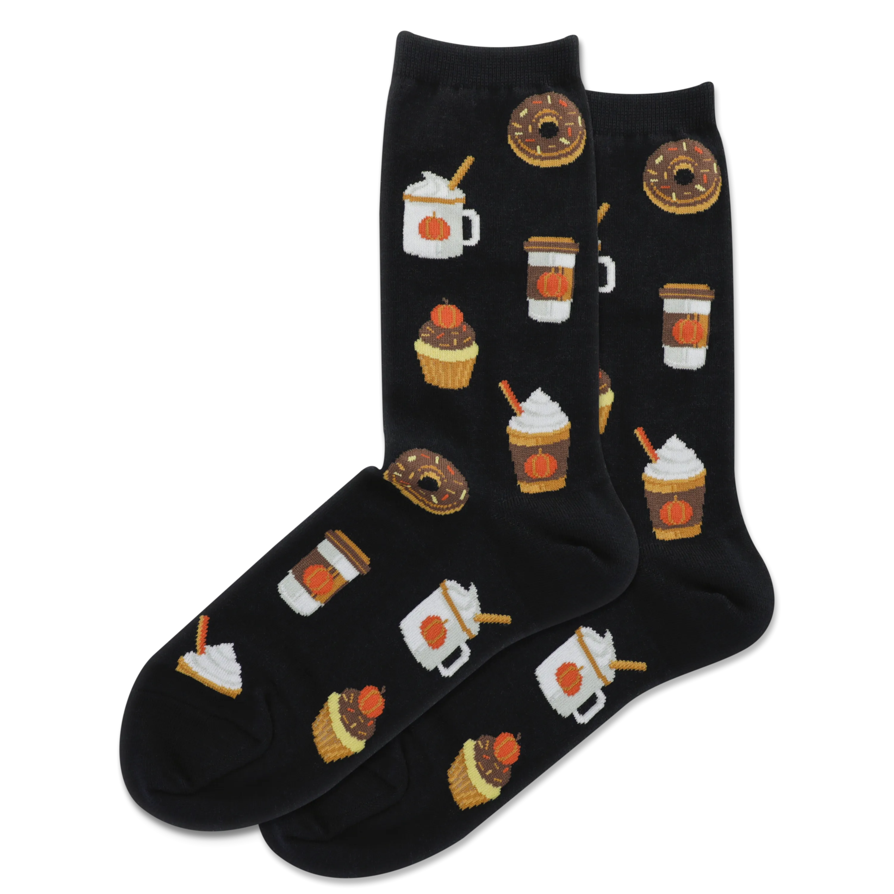 HOTSOX Women's Pumpkin Spice Crew Socks