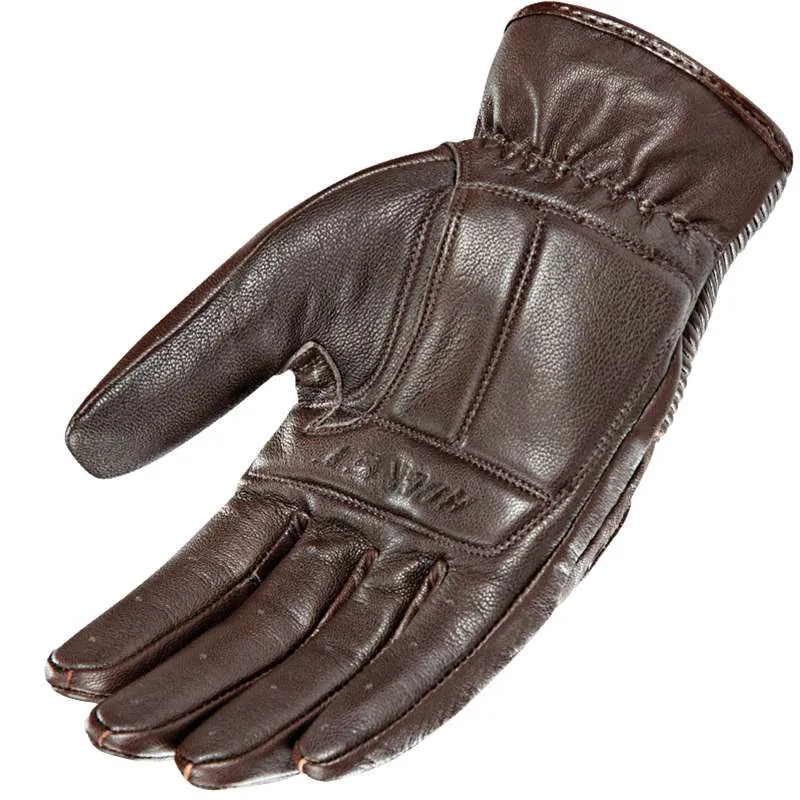 Joe Rocket Cafe Racer Mens Leather Gloves Brown