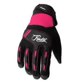 Joe Rocket Ladies Velocity 3.0 Textile Gloves Black/Pink