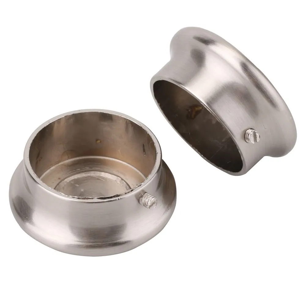 John Sterling™ CD-0017-BN Closet-Pro HD End Caps, Brushed Nickel, Pair