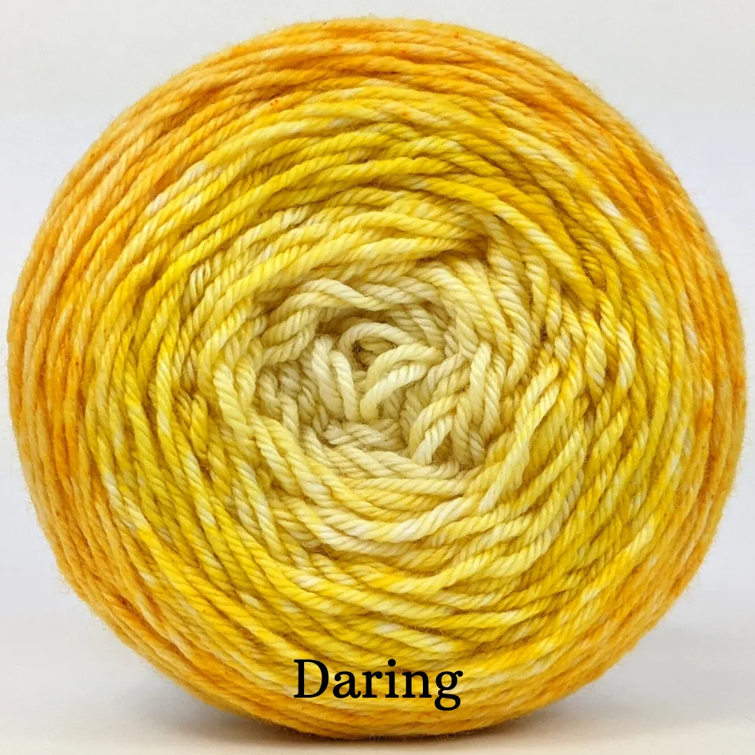 Knitcircus Yarns: All the Bacon and Eggs You Have Gradient, ready to ship yarn