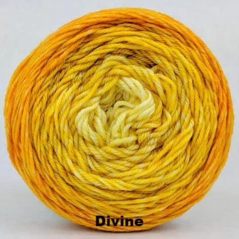 Knitcircus Yarns: All the Bacon and Eggs You Have Gradient, ready to ship yarn