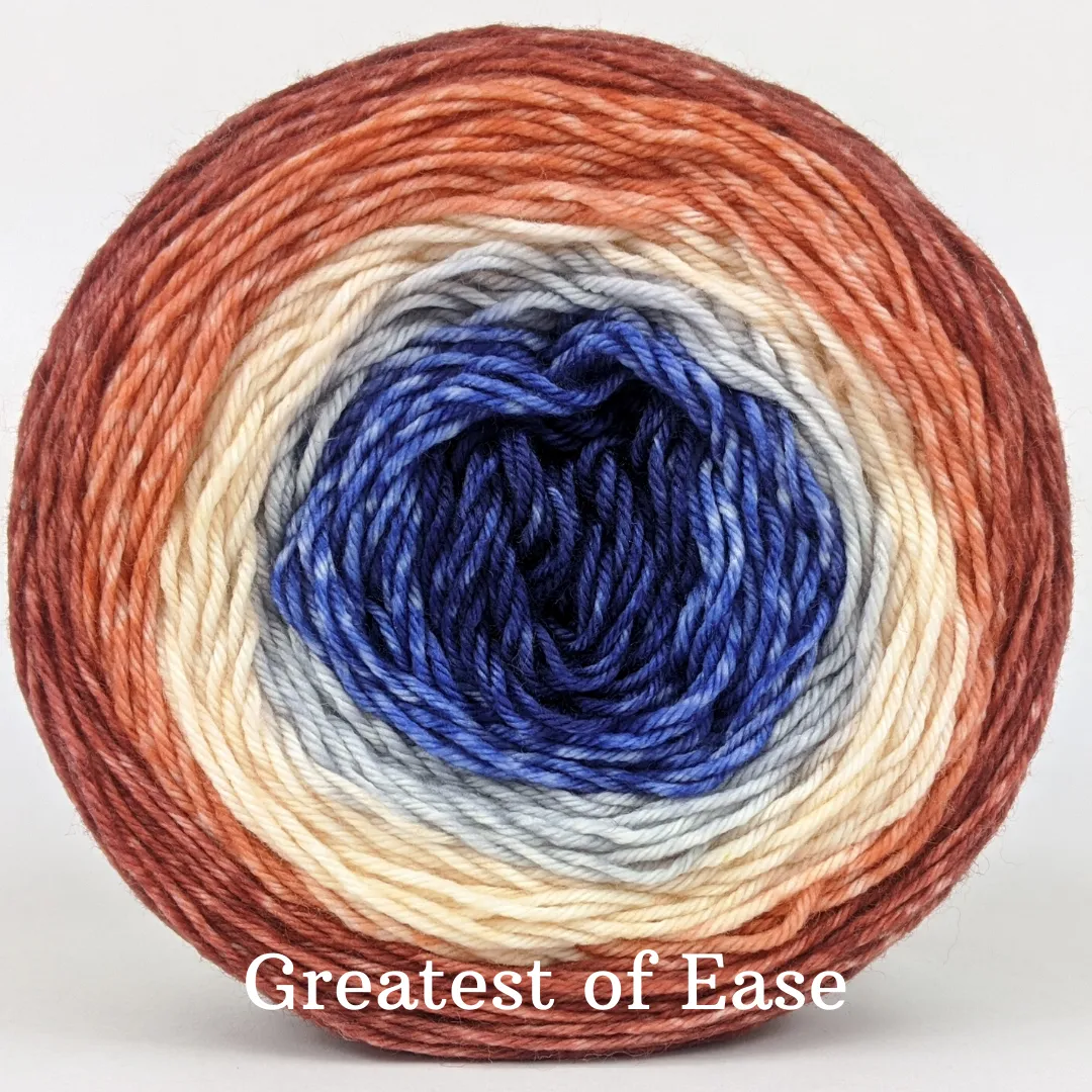 Knitcircus Yarns: Bad Moon on the Rise Panoramic Gradient, ready to ship yarn