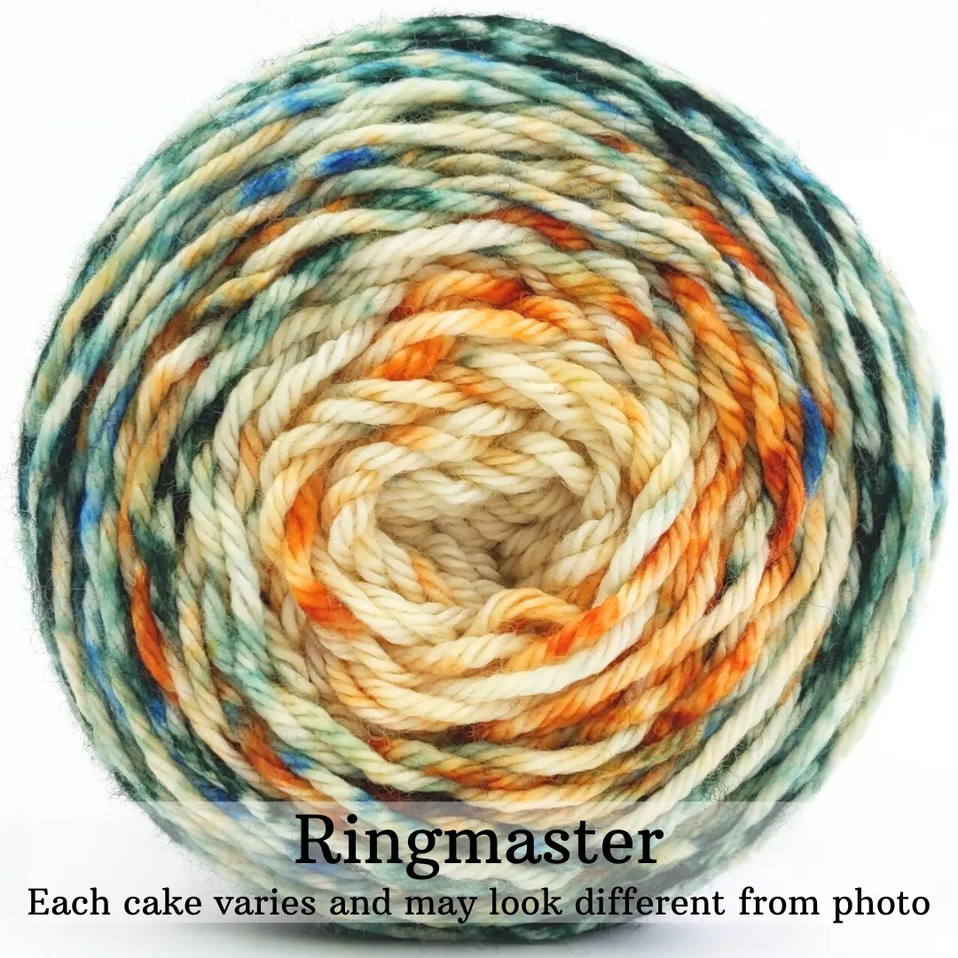 Knitcircus Yarns: Country Roads Impressionist, ready to ship yarn