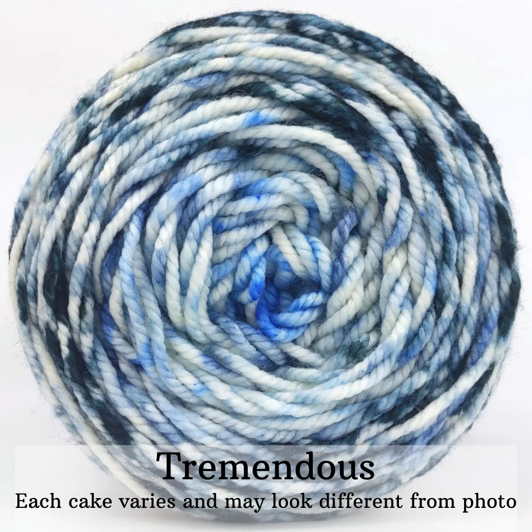 Knitcircus Yarns: Cumulonimbus Impressionist Gradient, ready to ship yarn