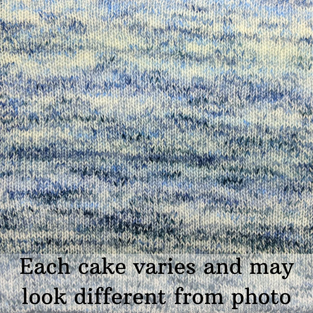 Knitcircus Yarns: Cumulonimbus Impressionist Gradient, ready to ship yarn