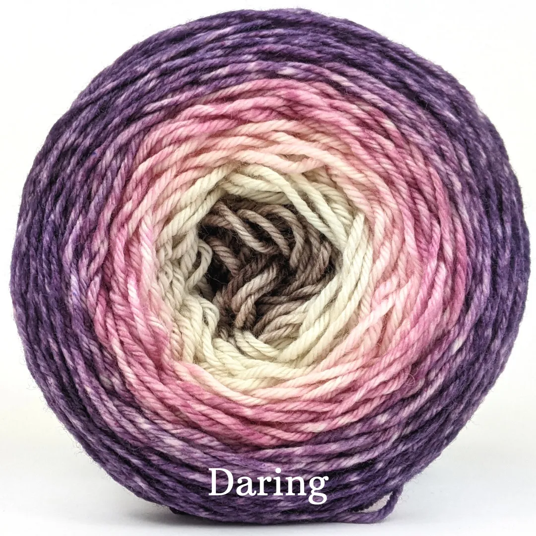 Knitcircus Yarns: Hopeless Romantic Gradient, ready to ship yarn