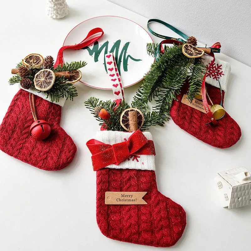 Knitted Christmas Stockings – Festive Decorations for Your Holiday Scene Layout