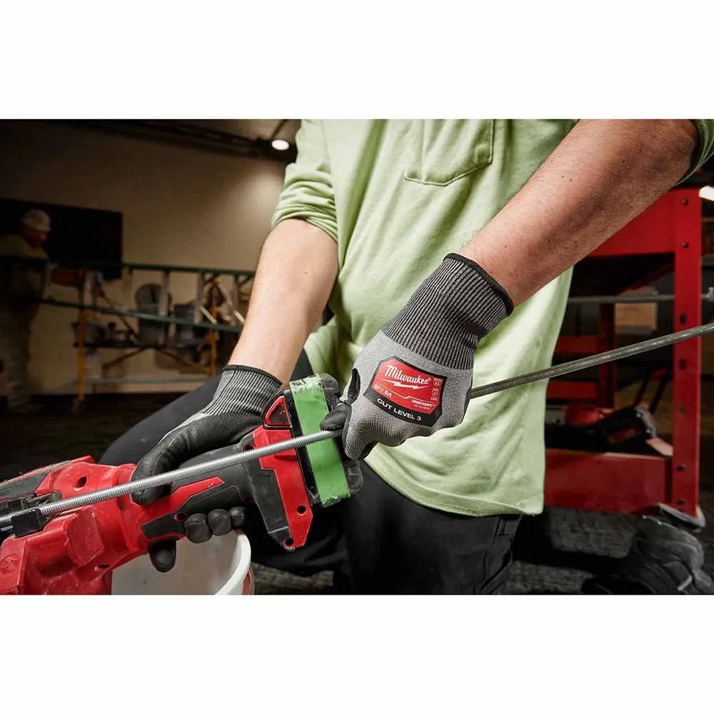 Milwaukee 48-73-8731 High Dexterity A3 Polyurethane Dipped Gloves - Medium