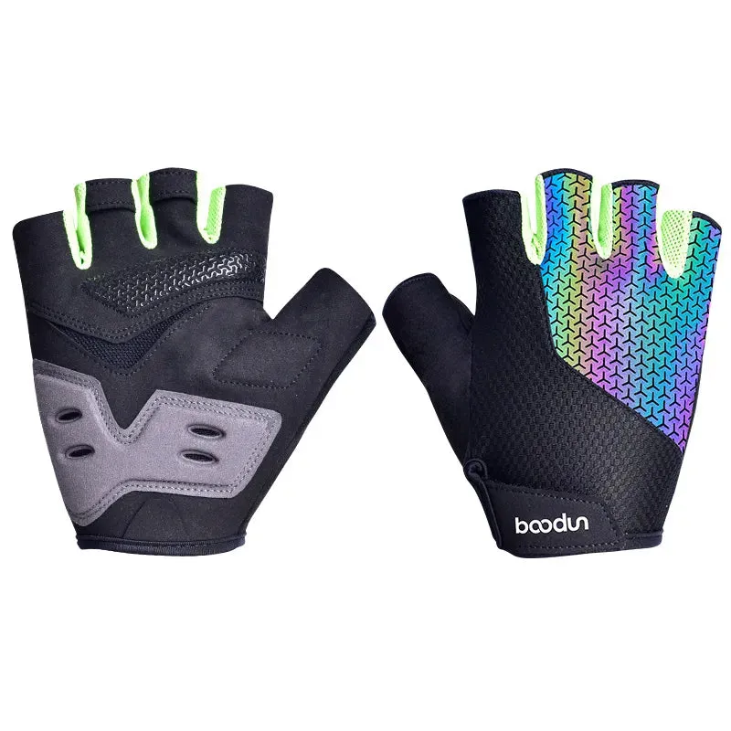 New Arrivals 1313 outdoor Sports  half finger Shockproof Breathable mountain bike gloves