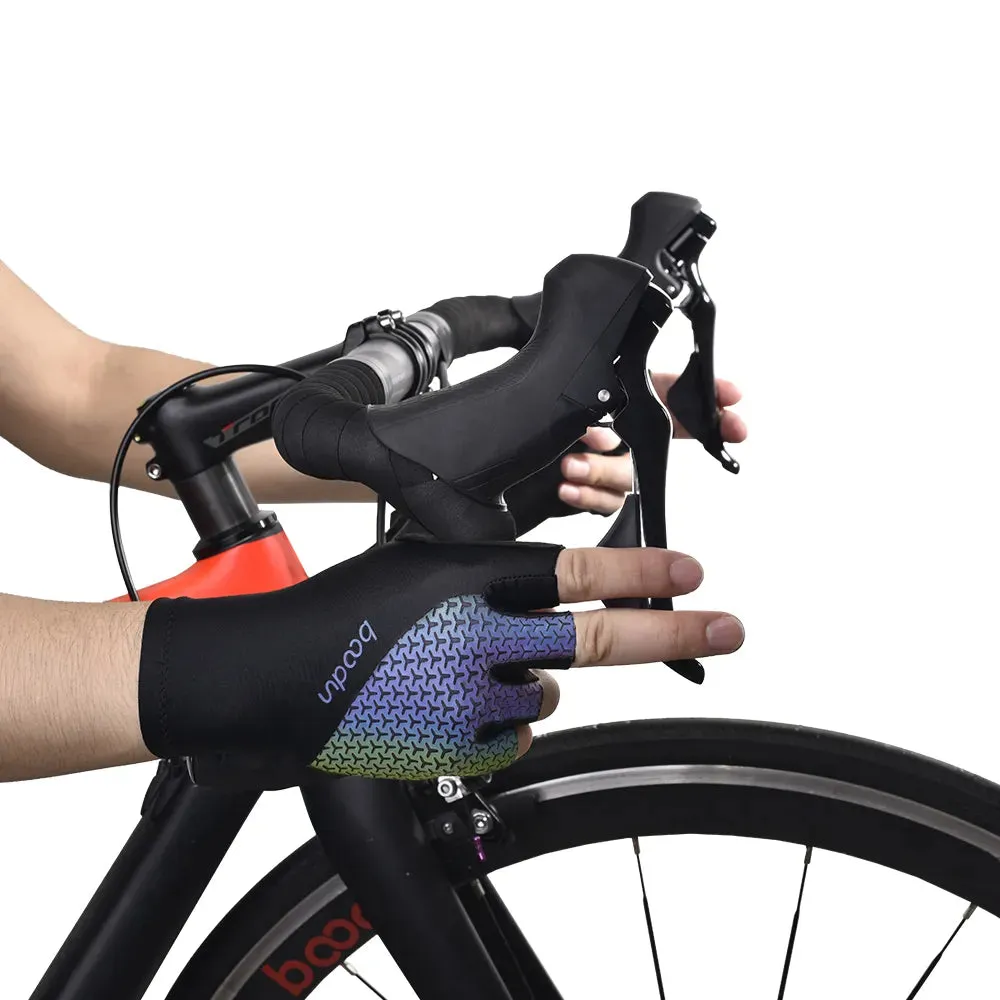 New Arrivals 2301379 Breatheable Shock Absorb Cycling Gloves With Half Finger Racing