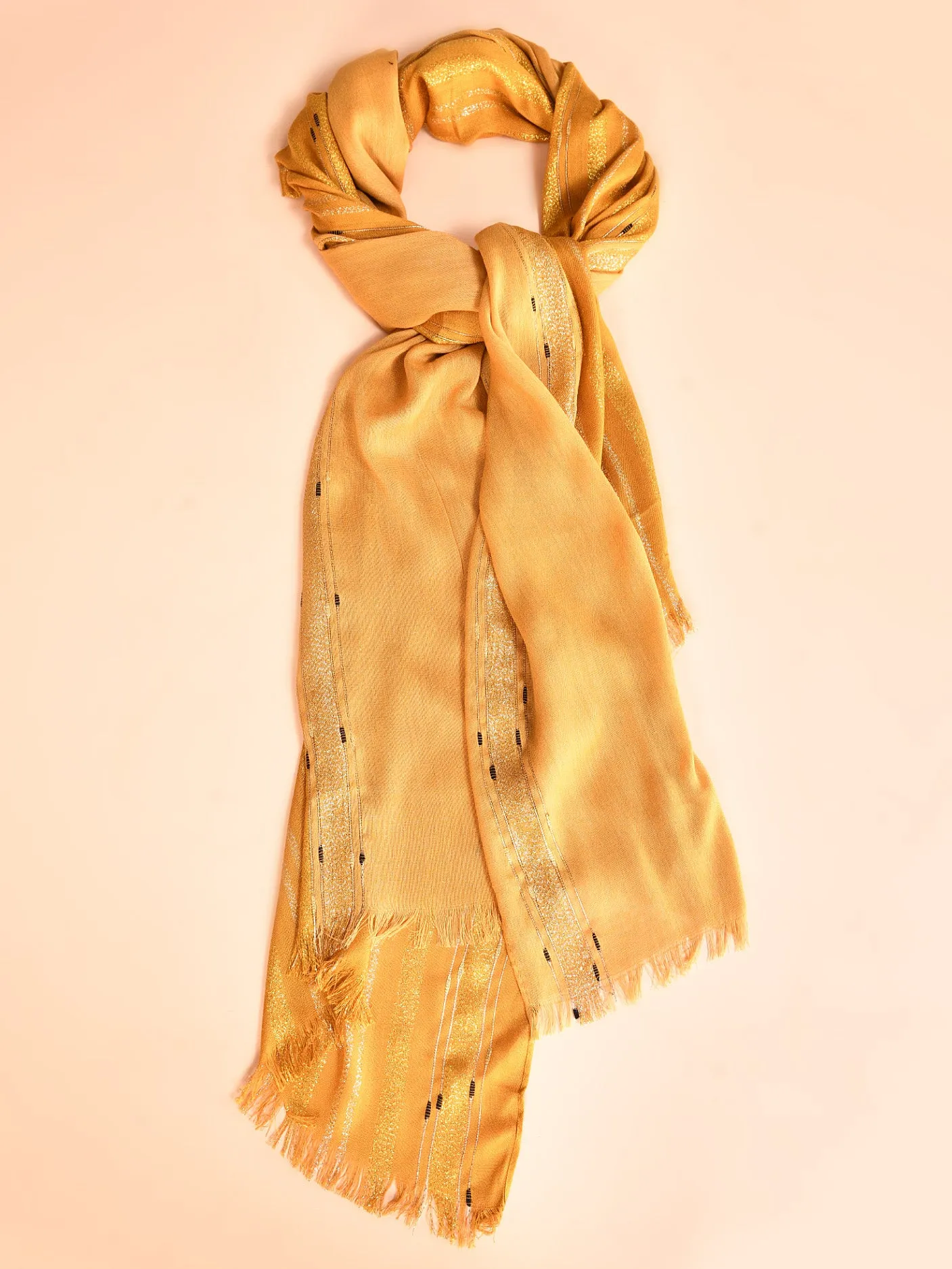 Printed Shimmer Scarf