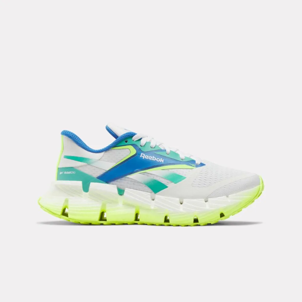 Reebok Footwear Women FloatZig 1 Running Shoes WHITE/UNLEASHED GREEN/DIGITAL