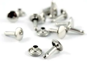 Rivet - Double Cap - Nickel - Large - 50 Pack - EBRIV-LG-NL