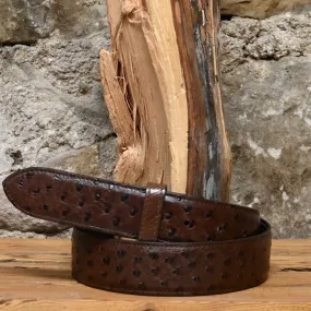 Sienna Ostrich Belt