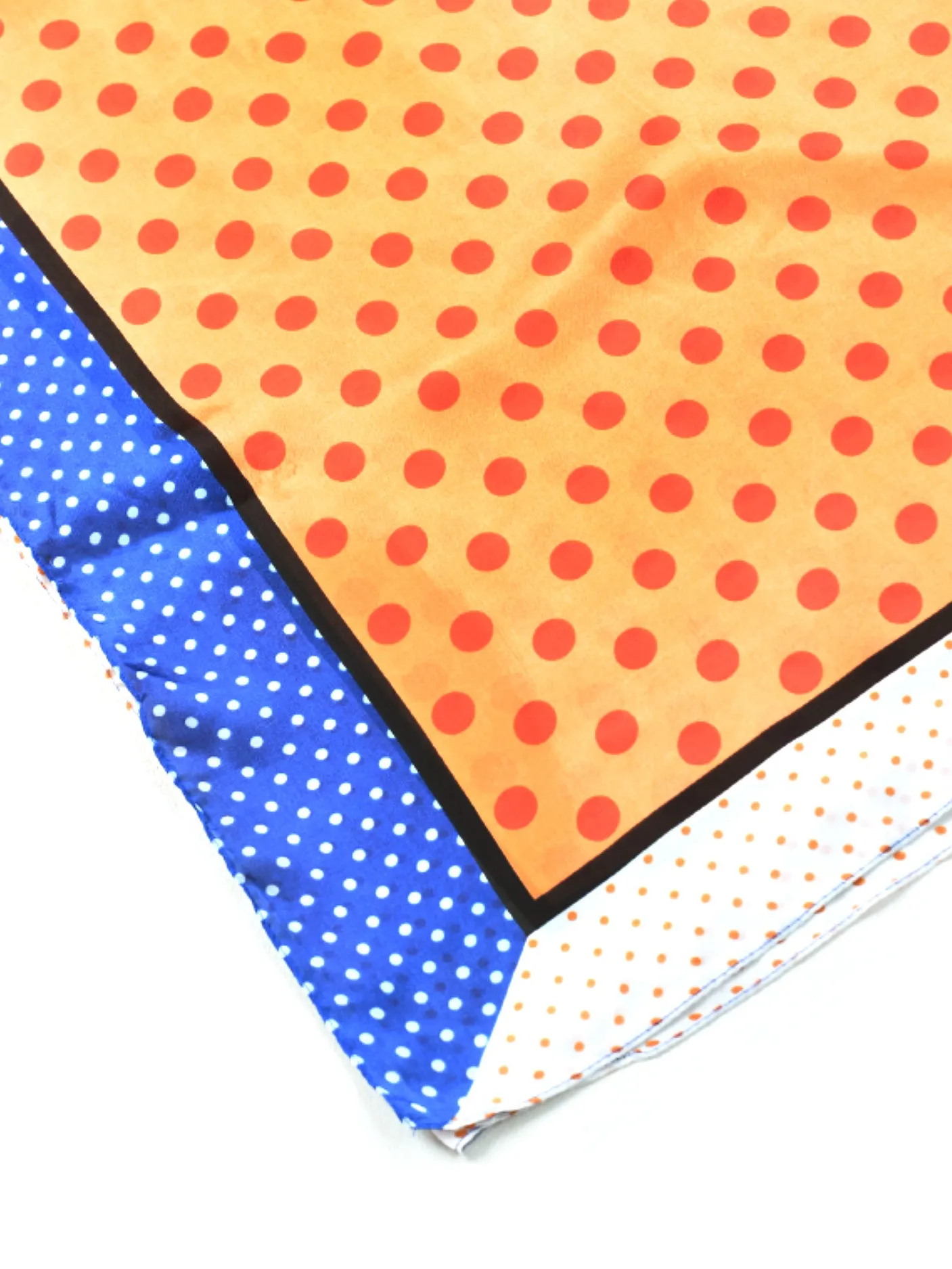 Silk Polka Printed Scarf