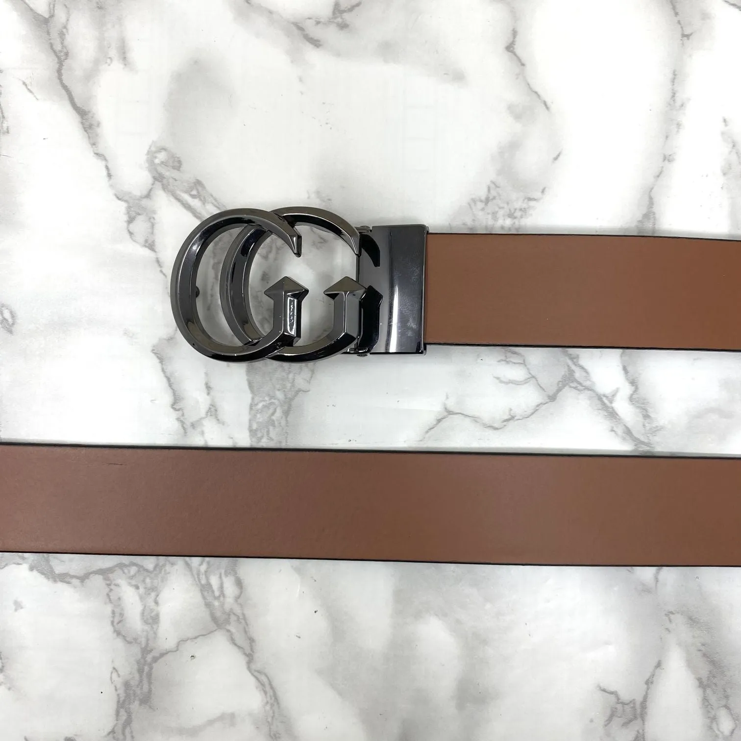 Stylish New Arrival GG Letter Pure Leather Belt-JonasParamount