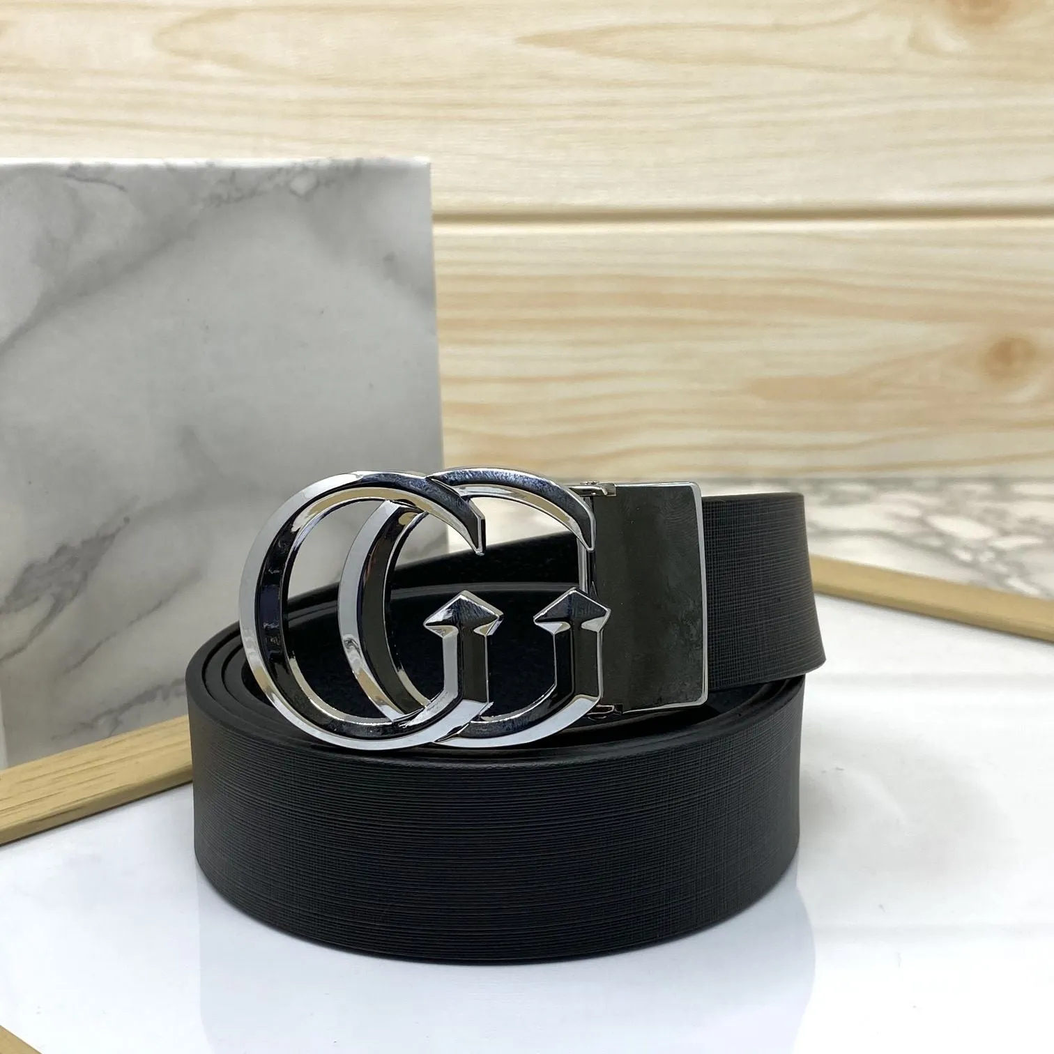 Stylish New Arrival GG Letter Pure Leather Belt-JonasParamount