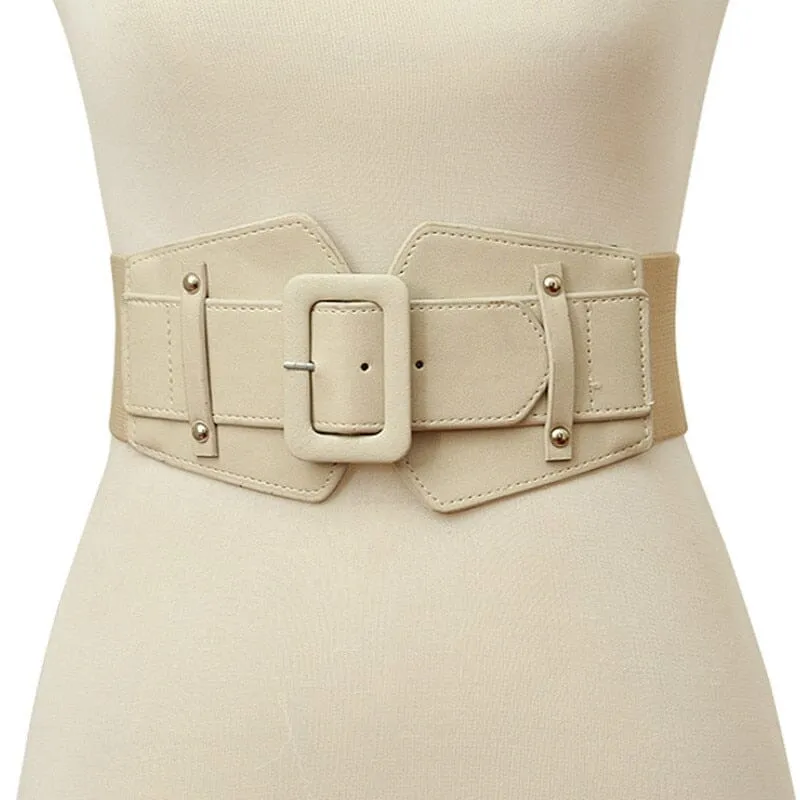 The Melina Faux Leather Waistband Belt - Multiple Colors