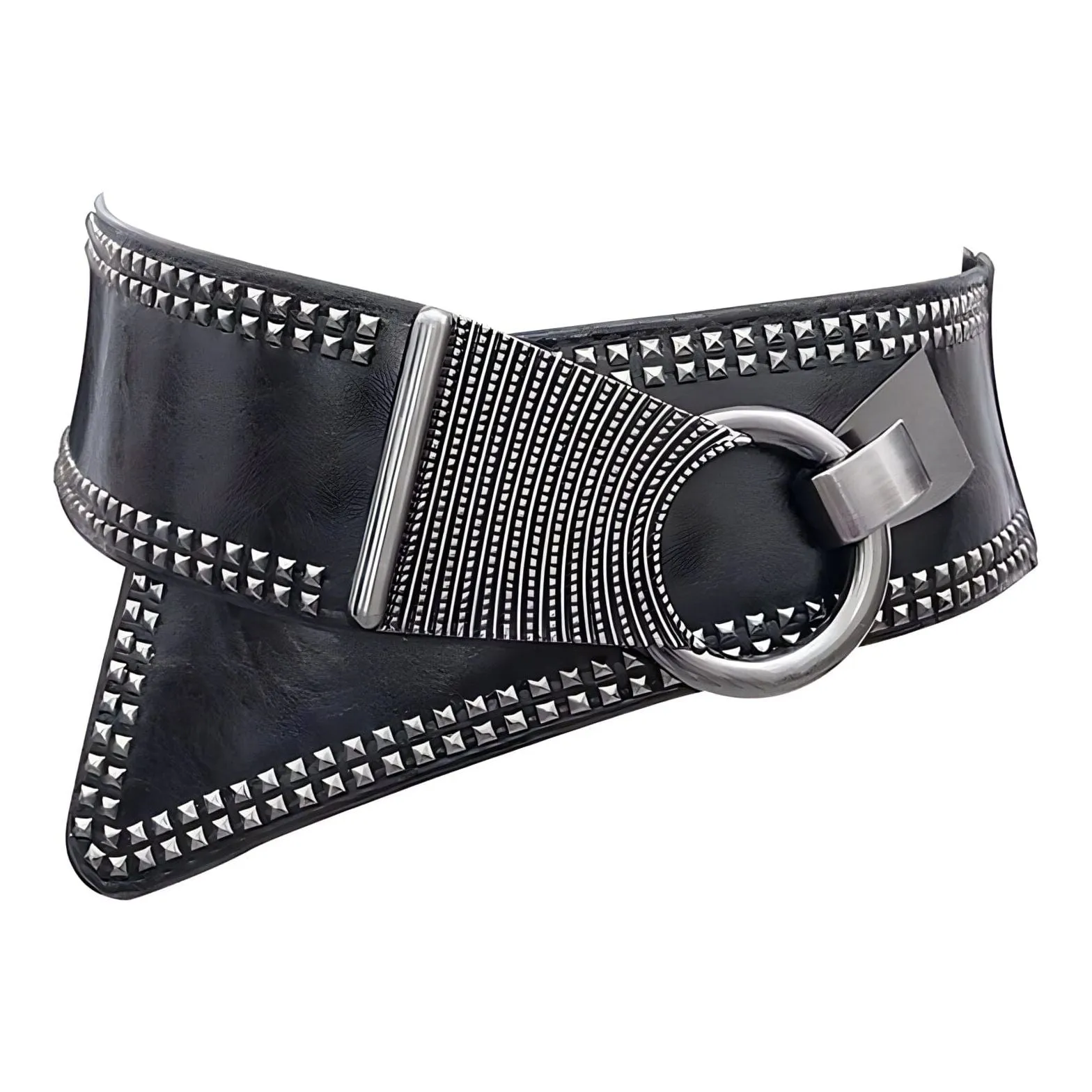 The Rockstar Faux Leather Waistband Belt - Multiple Colors