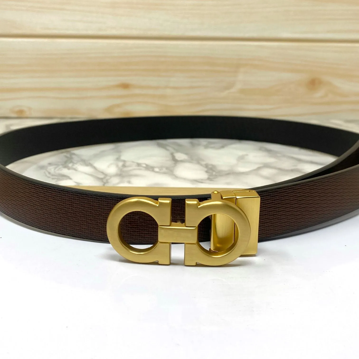 Trendy Small Design Reversible Strap Belt For Men-JonasParamount