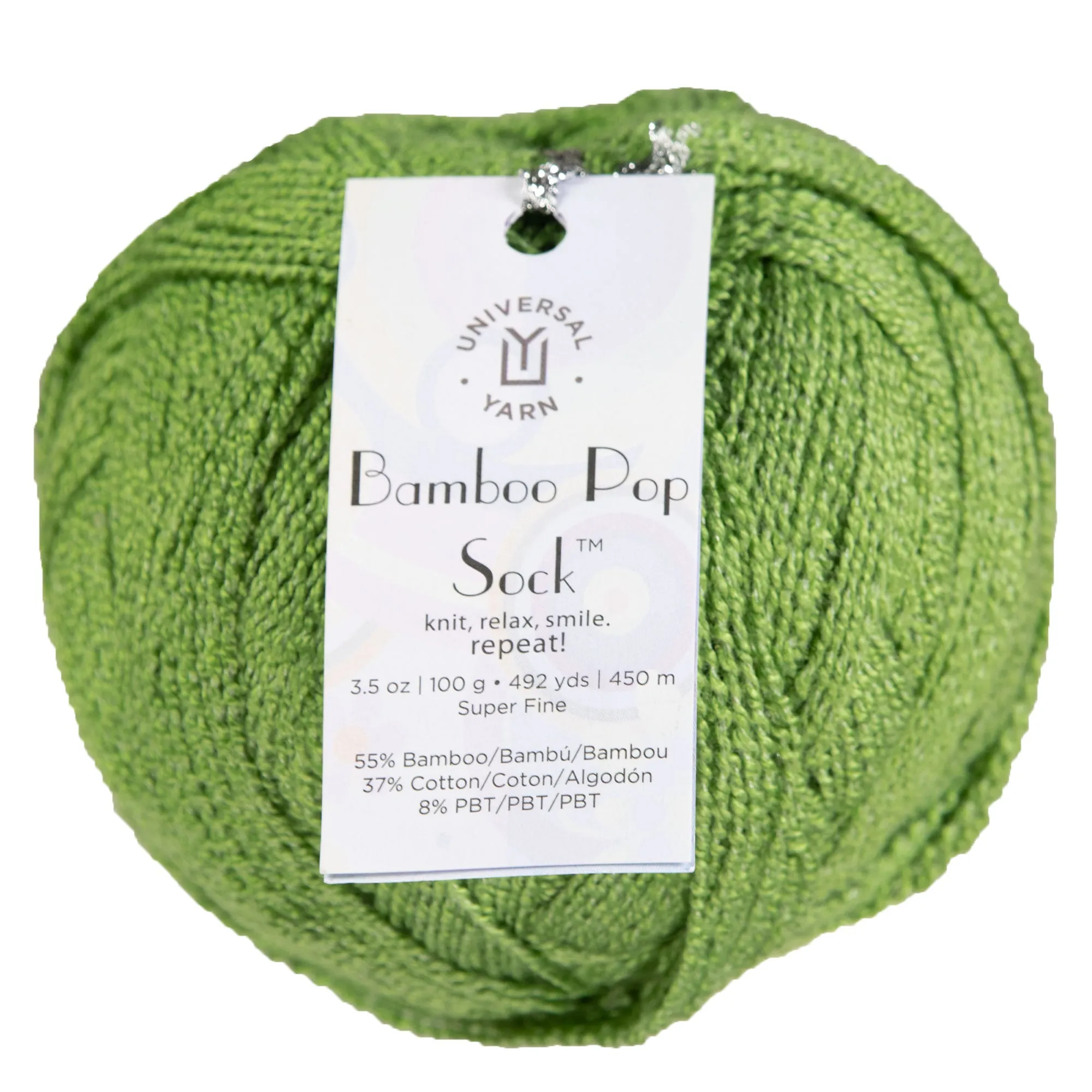 Universal Yarn Bamboo Pop Socks Yarn - 616 Fern