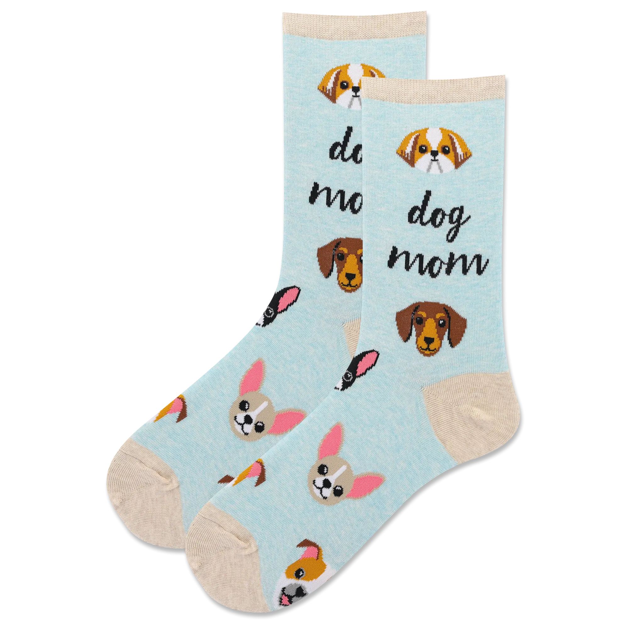 WOMEN'S DOG MOM CREW SOCK