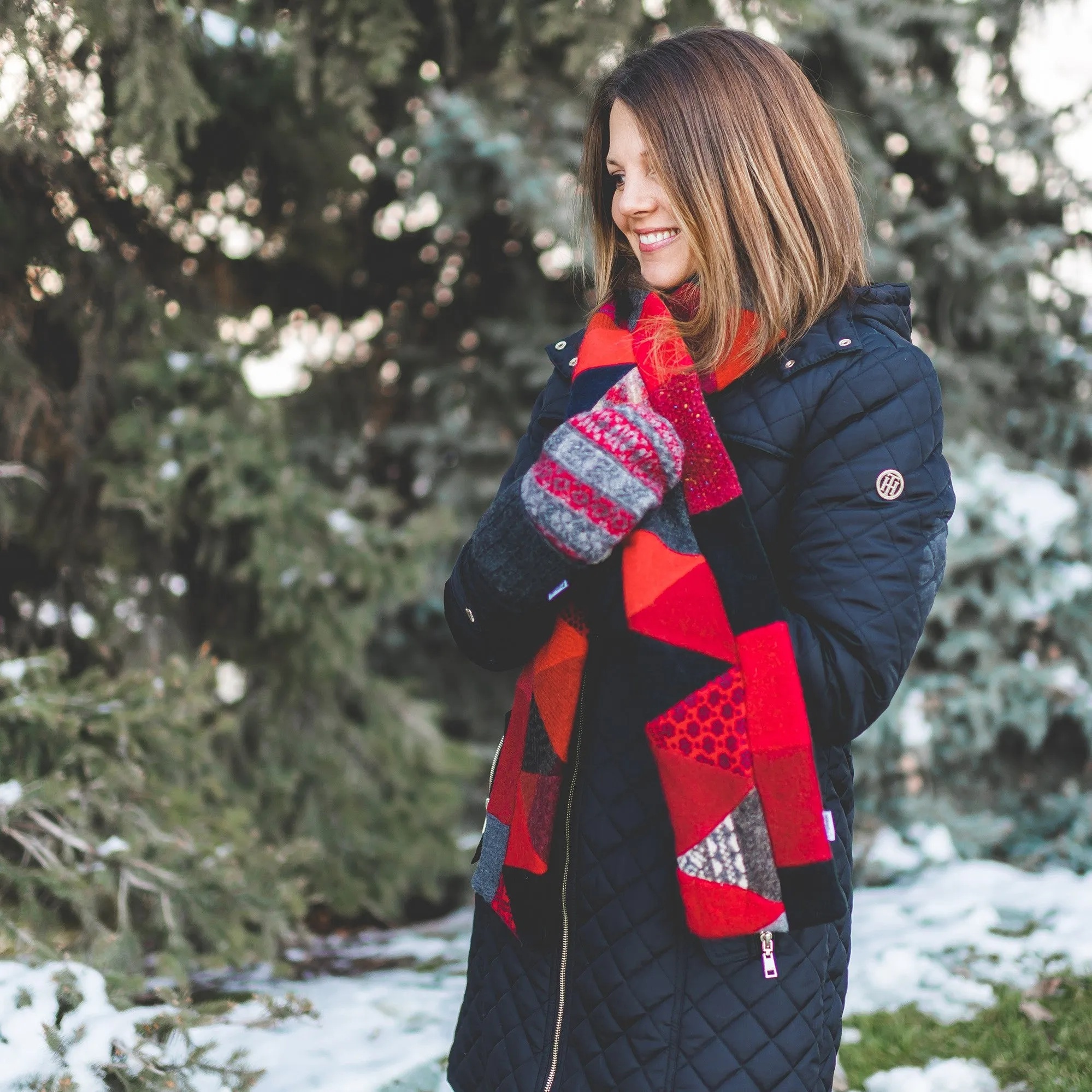 Wool Sweater Scarf | A Breezy Day